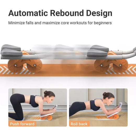 بكرة تمارين البطن 2 في 1 Widen Automatic Rebound