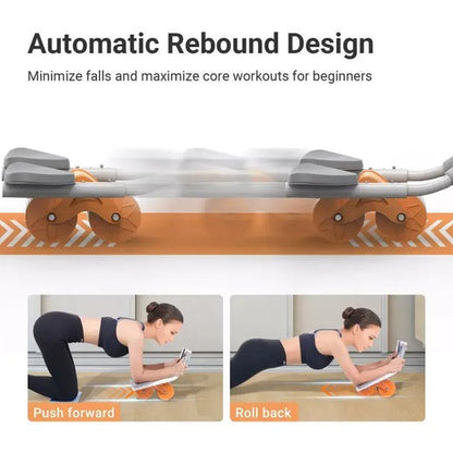 بكرة تمارين البطن 2 في 1 Widen Automatic Rebound